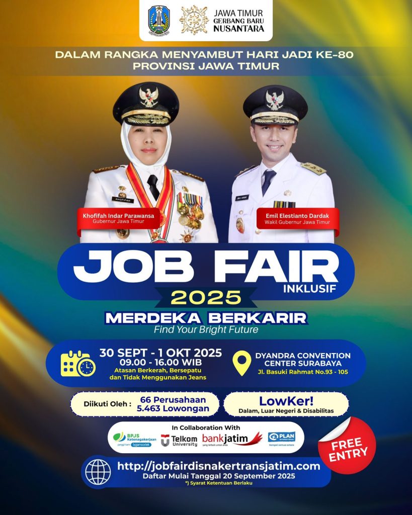 Job Fair Hari Jadi ke-80 Provinsi Jawa Timur