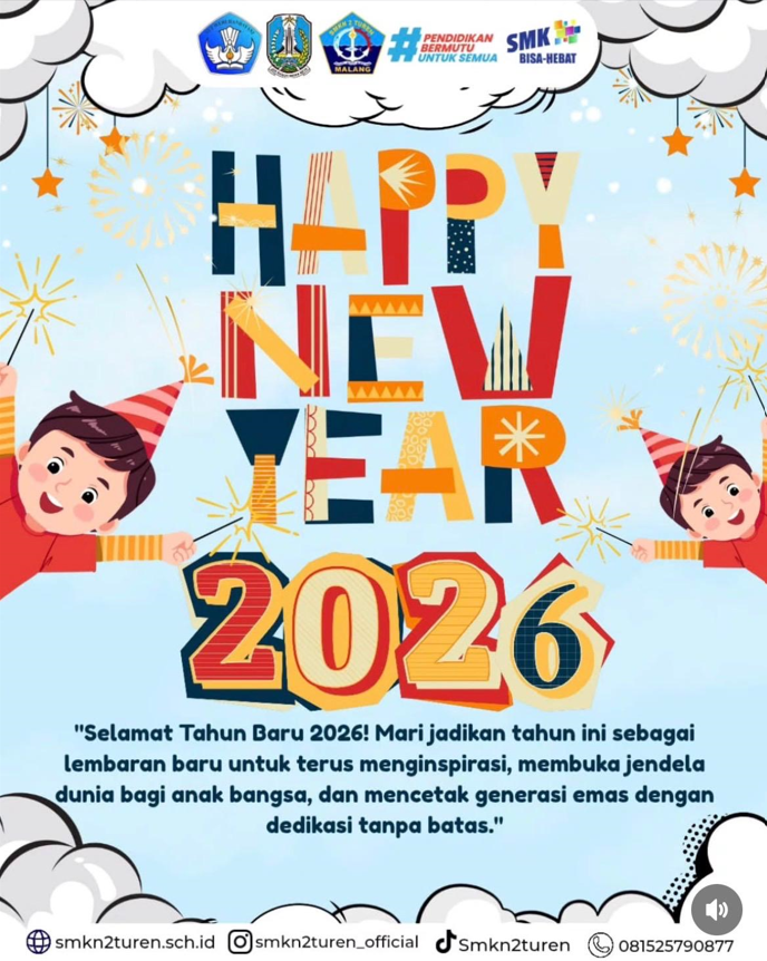 Semangat Baru 2026: SMKN 2 Turen Siap Cetak Generasi Emas Melalui Dedikasi Tanpa Batas