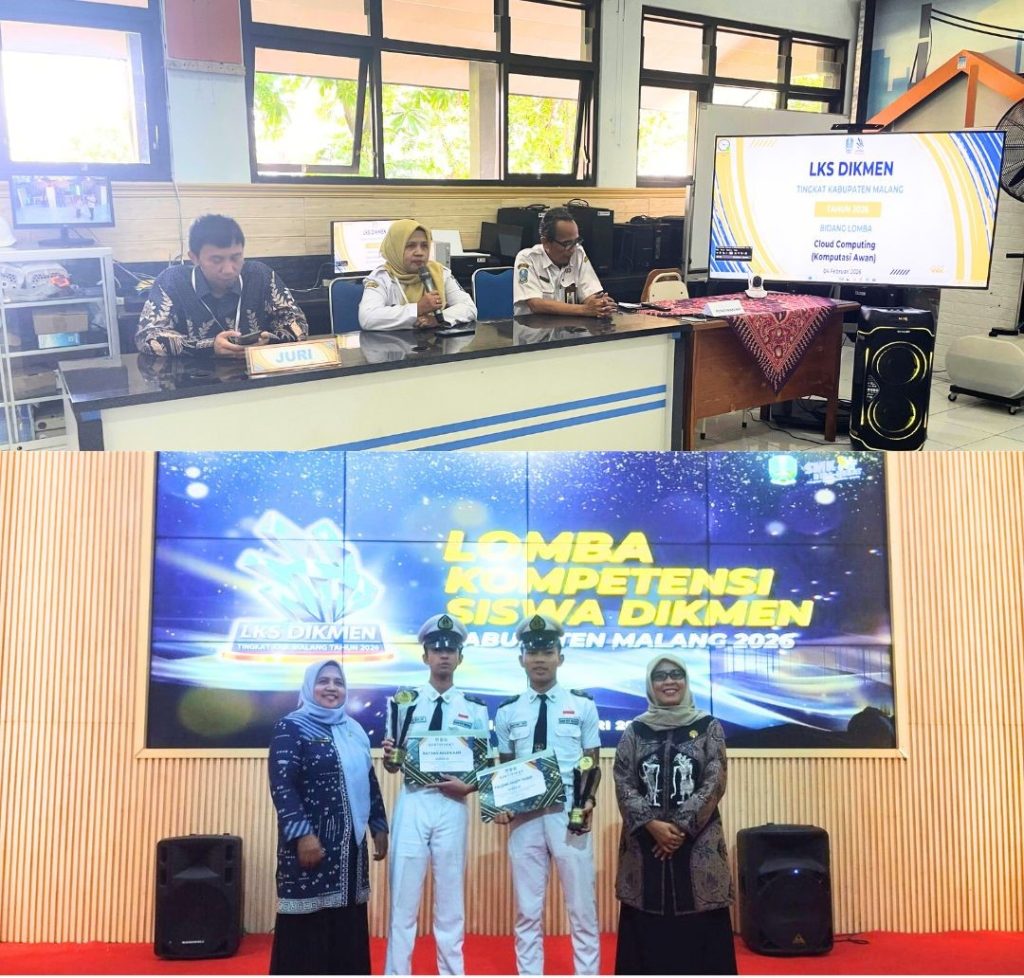 SMKN 2 Turen Sukses Jadi Tuan Rumah LKS Cloud Computing dan Borong Juara 3 di Dua Bidang Lomba