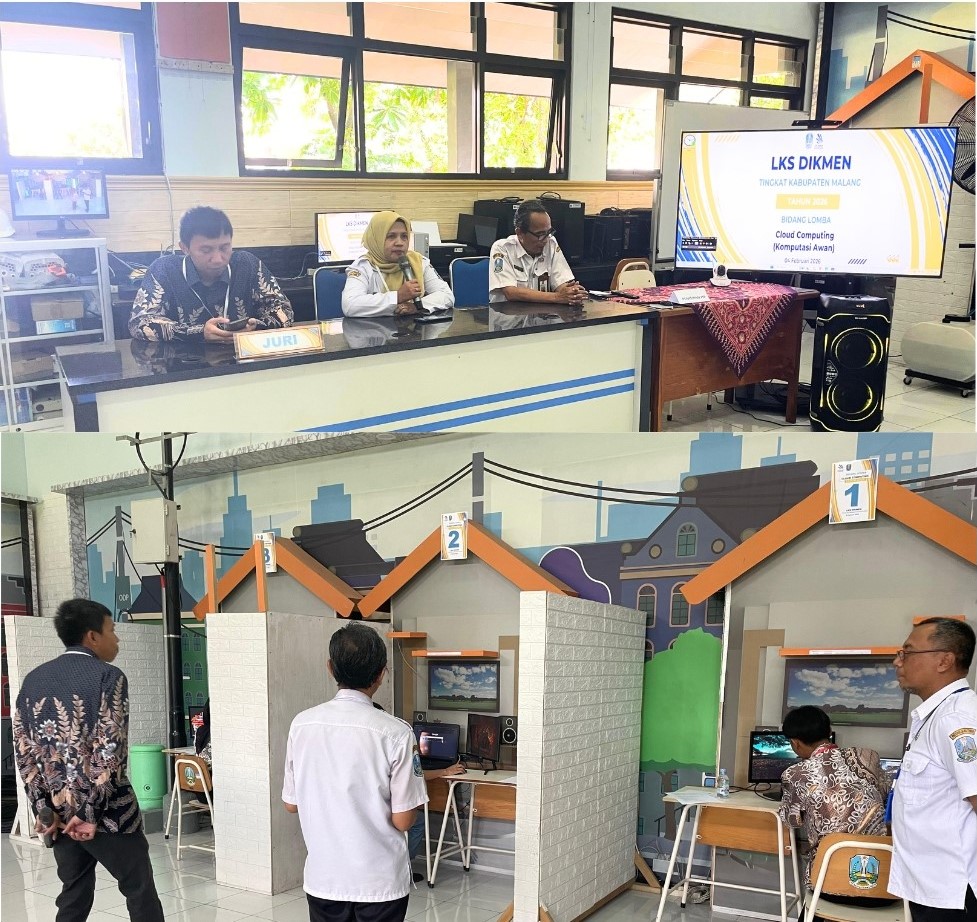 SMKN 2 Turen Sukses Menjadi Tuan Rumah LKS Dikmen Tingkat Kabupaten Malang Bidang Lomba Cloud Computing