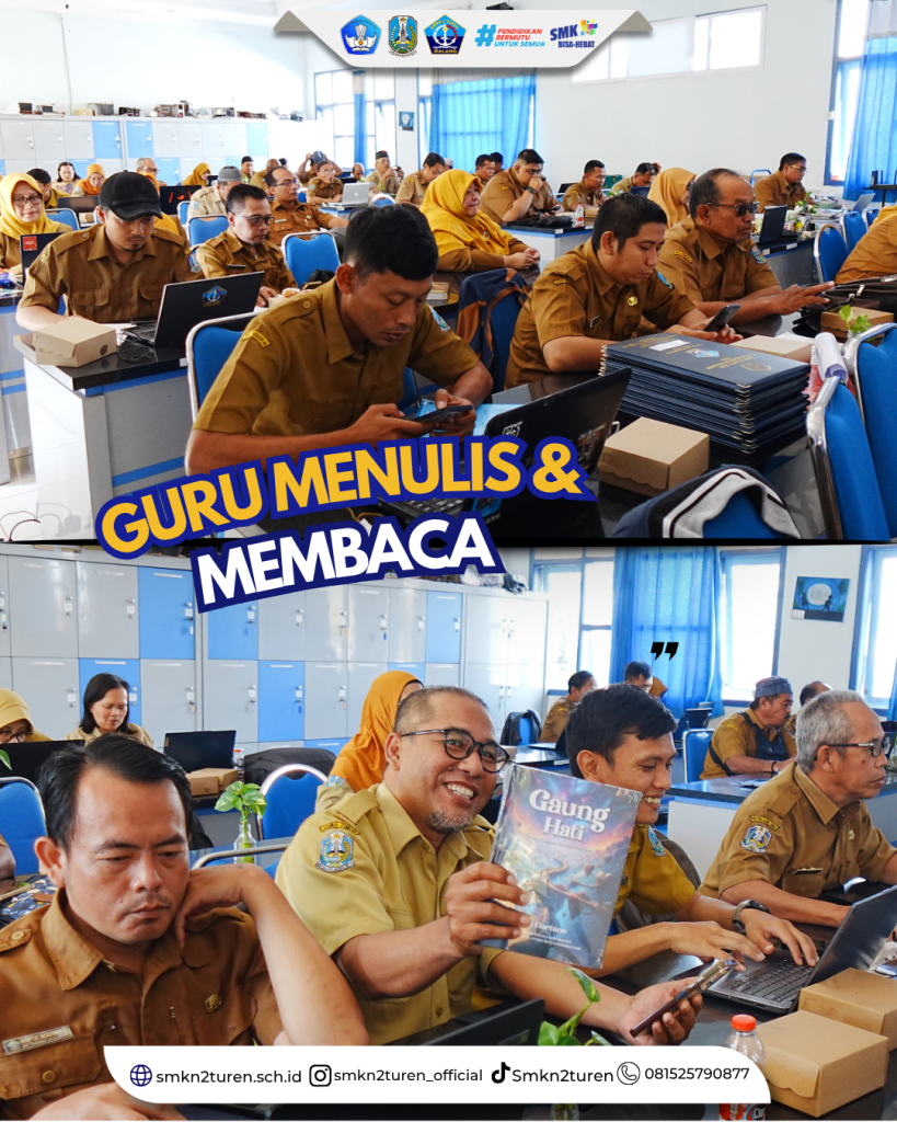 Tingkatkan Budaya Literasi, Guru SMKN 2 Turen Sukses Gelar Kegiatan “Guru Membaca dan Menulis
