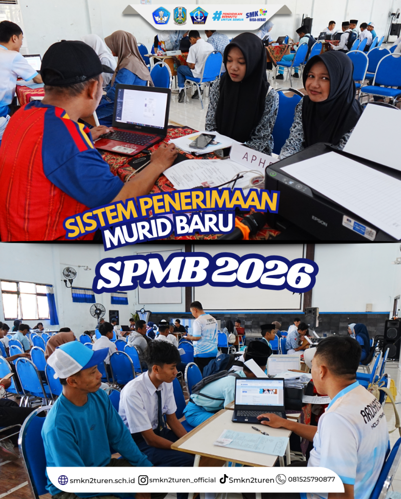 SPMB 2026: SMKN 2 Turen Resmi Penuhi Pagu 360 Murid Baru Melalui Jalur Domisili, Afirmasi, dan Prestasi