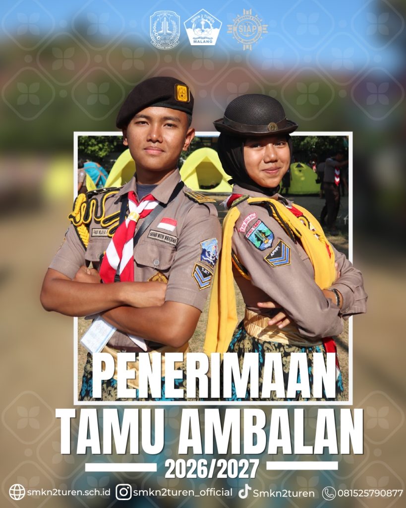 Sambut Anggota Baru, SMKN 2 Turen Gelar Penerimaan Tamu Ambalan bagi Murid Kelas X