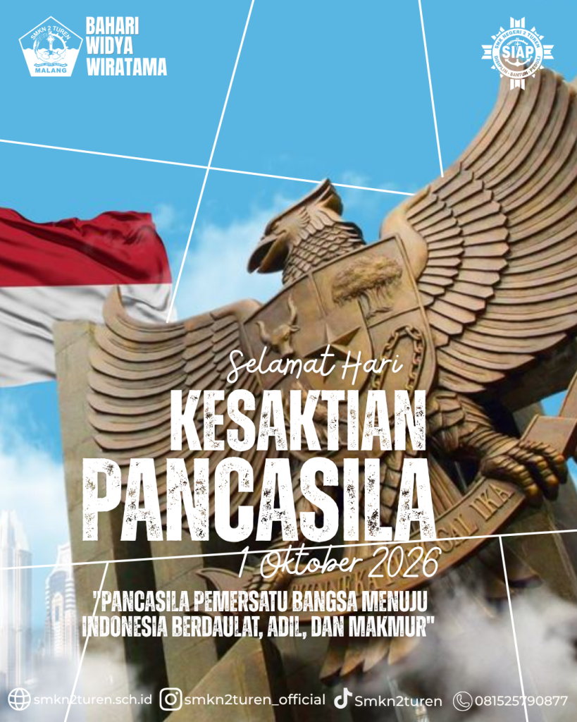 Peringati Hari Kesaktian Pancasila 2026, SMKN 2 Turen Gelar Upacara Khidmat Kobarkan Semangat Kebangsaan
