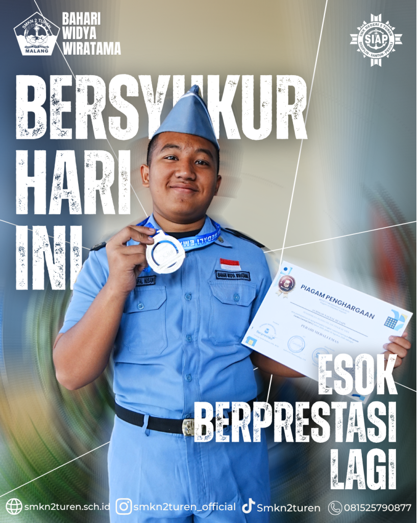 Gemilang di Bidang Keagamaan, Murid SMKN 2 Turen Raih Juara 1 Olimpiade Cerdas Cermat PAI Tingkat SMA/SMK